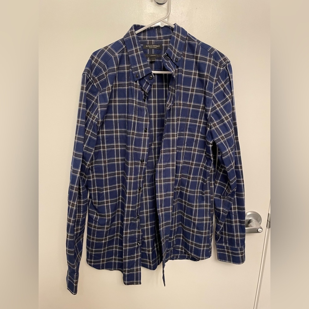 Banana republic mens button down shirt